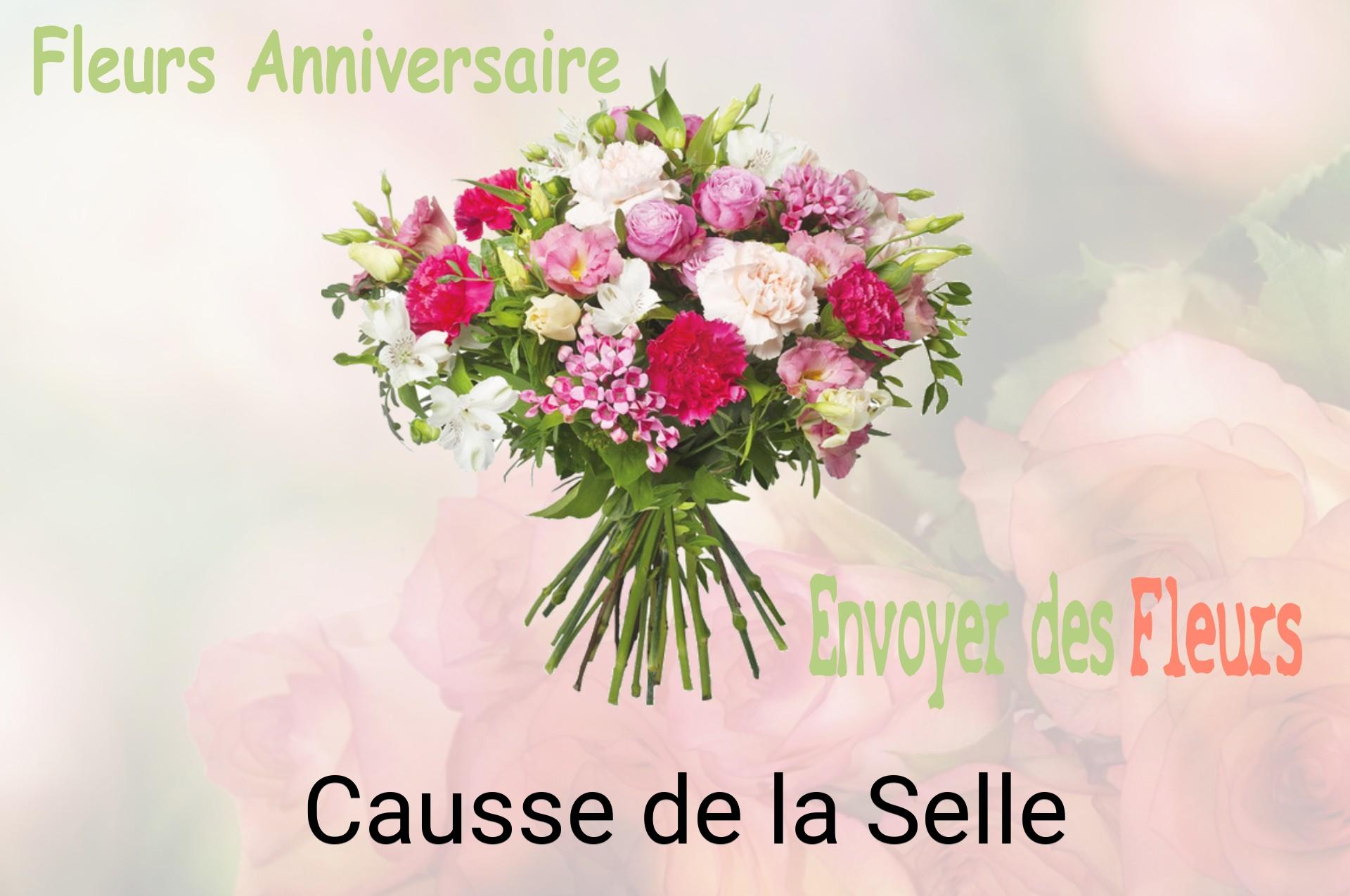 Bouquet de fleurs d’anniversaire livré à Causse-de-la-Selle