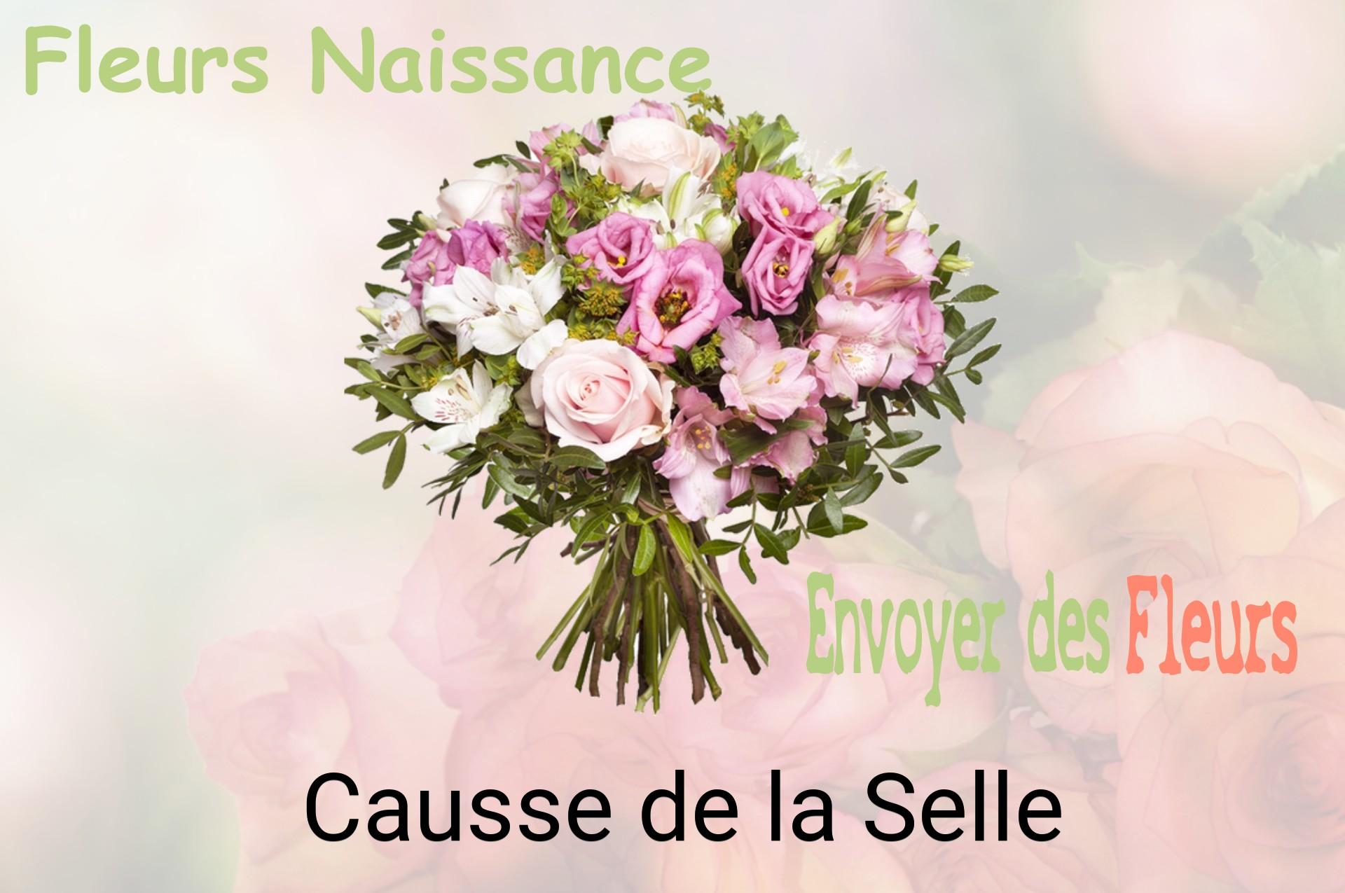Bouquet de fleurs de naissance livré à Causse-de-la-Selle